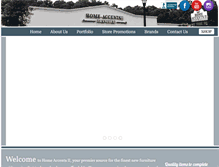 Tablet Screenshot of homeaccents2.com